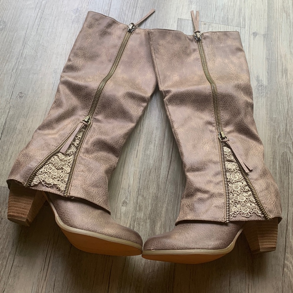 Not Rated Taupe Boots